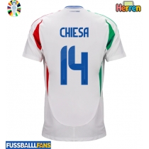 Italien Federico Chiesa #14 Auswärtstrikot EM 2024 Kurzarm